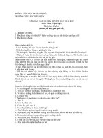 Tải Đề khảo sát cuối học kì 2 môn Tiếng Việt lớp 3 trường tiểu học Điện Biên 1, Thanh Hóa năm 2014 - 2015 - Đề thi học kì II môn Tiếng Việt lớp 3 có đáp án