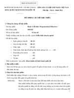 Đề cương chi tiết học phần Hành vi tổ chức (Organizational Behavior)