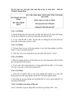 Tải Đề thi chọn học sinh giỏi tỉnh môn Địa lí lớp 11 năm 2017 - 2018 Sở GD&ĐT Quảng Bình - Đề thi chọn học sinh giỏi tỉnh môn Địa lí lớp 11 có đáp án