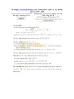 Tải Đề thi giữa học kì 1 lớp 10 môn Toán Trường THPT Chu Văn An, Hà Nội năm học 2019 - 2020 - Đề kiểm tra giữa hk 1 môn Toán lớp 10 có đáp án