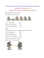 Tải Giải vở bài tập Toán lớp 1 trang 20 - Nhiều hơn - Ít hơn - Bằng nhau