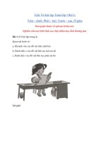 Tải Giải vở bài tập Toán lớp 1 trang 4, 5 - Trên - dưới. Phải - trái. Trước - sau. Ở giữa