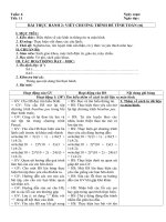 Tải Giáo án Tin học 8: Bài thực hành 2: Viết chương trình để tính toán (Tiết 3) - Giáo án điện tử Tin học lớp 8