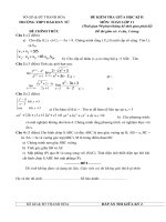 Tải Đề thi giữa học kì 2 môn Toán lớp 11 trường THPT Đào Duy Từ, Thanh Hóa năm học 2014 - 2015 - Đề kiểm tra giữa kỳ II môn Toán lớp 11 có đáp án