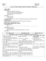 Tải Giáo án Tin học 8 bài 4: Sử dụng biến trong chương trình (Tiếp theo) - Giáo án điện tử Tin học lớp 8