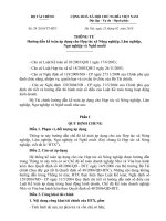 thông tư hướng dẫn kế toán áp dụng cho hợp tác xã nông nghiệp lâm nghiệp ngư nghiệp và nghề muối