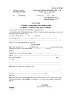 căn cứ quyết định số 792008qđbqp ngày 2952008 của bộ trưởng bộ quốc phòng về việc thành