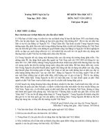 Tải Đề thi học kì 2 môn Ngữ văn lớp 12 năm 2016 trường THPT Ngô Gia Tự - Đề kiểm tra học kỳ II môn Văn lớp 12