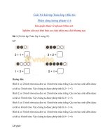 Tải Giải vở bài tập Toán lớp 1 trang 31 - Phép cộng trong phạm vi 6