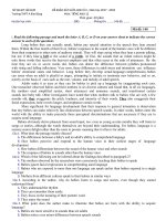 Tải Bộ đề thi giữa học kì 2 lớp 12 môn tiếng Anh trường THPT A Kim Bảng, Hà Nam năm học 2017-2018 - Ôn thi THPT Quốc gia môn tiếng Anh