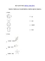 03 - Ôn tập tiếng Anh lớp 2 giữa học kì 2 có đáp án