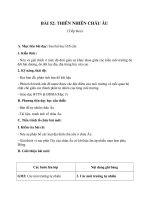 Tải Giáo án Địa lý 7 bài 52: Thiên nhiên châu Âu (tiếp theo) - Giáo án điện tử môn Địa lý 7