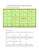 Tải Đề thi Violympic Toán lớp 5 vòng 5 năm 2016 - 2017 - Đề thi giải toán qua mạng lớp 5 có đáp án