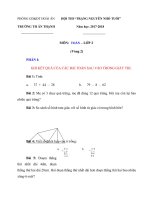 Tải Đề thi Trạng Nguyên môn Toán lớp 2 vòng 2 trường tiểu học Ân Thạnh năm 2017 - 2018 - Đề thi Trạng Nguyên nhỏ tuổi lớp 2 môn Toán