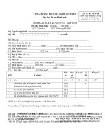 tờ khai thuế tài nguyên tạm tính