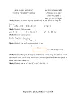 Tải Đề thi giữa học kì 2 môn Toán lớp 8 trường THCS Thụy Hương, Hải Phòng năm học 2016 - 2017 - Đề kiểm tra giữa học kì II môn Toán lớp 8 có đáp án