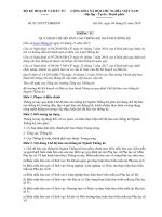 bộ trưởng bộ kế hoạch và đầu tư ban hành thông tư quy định chế độ báo cáo thống kê