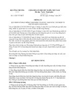 tiết thi hành luật thương mại về hoạt động mua bán hàng hóa quốc tế và các hoạt động đại lý