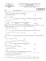 Tải Đề thi thử THPT Quốc gia năm 2017 môn Toán trắc nghiệm trường THPT Ngô Gia Tự, Vĩnh Phúc (Lần 1) - Đề thi thử đại học môn Toán trắc nghiệm 2017 có đáp án