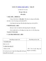 Tải Giáo án Tiếng Việt 5 tuần 30: Ôn tập về dấu câu - Giáo án Luyện từ và câu lớp 5
