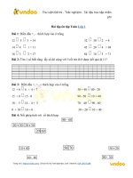 Tải Bài tập toán lớp 1 cơ bản và nâng cao - Các dạng bài tập Toán lớp 1