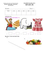 Tải Đề thi học kì 2 lớp 4 môn tiếng Anh trường Tiểu học Cộng Hòa, Hải Dương năm học 2015-2016 có đáp án - Đề kiểm tra học kì 2 môn tiếng Anh lớp 4 có đáp án