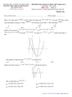 Đề thi giữa học kì 1 môn Toán lớp 12 năm 2019 – 2020 THPT Thuận Thành 3 | Toán học, Đề thi đại học - Ôn Luyện