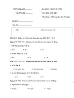 Tải Đề thi học kì 2 lớp 1 môn Toán năm học 2018 - 2019 - Đề 3 - Đề thi môn Toán lớp 1 học kỳ 2 theo Thông tư 22 có đáp án