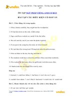 Tải Bài tập câu điều kiện có đáp án - Ôn tập Ngữ pháp Tiếng Anh cơ bản