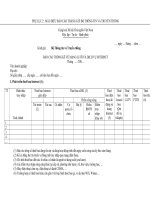 phụ lục 2 mẫu biểu báo cáo tháng gửi bộ thông tin và truyền thôngcộng hoà xã hội chủ nghĩa việt namđộc lập  tự do  hạnh phúc ngày  tháng  năm kính gửi