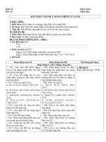 Tải Giáo án Tin học 7: Bài thực hành 3: Bảng điểm của em - Giáo án điện tử môn Tin học lớp 7