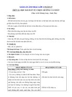 Tải Giáo án môn Âm nhạc lớp 1 - Tiết 33 - Học bài hát tự chọn: Đường và chân