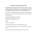 Tải Học MS Excel 2013 bài 30: Hàm TEXT - Cú pháp và cách sử dụng hàm TEXT trong Excel