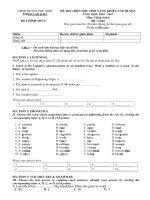 Tải Đề thi chọn học sinh giỏi cấp huyện môn tiếng Anh lớp 6 phòng GD&ĐT Phù Ninh, Phú Thọ năm học 2016-2017 có đáp án - Đề thi chọn học sinh giỏi cấp huyện môn tiếng Anh lớp 6 có đáp án