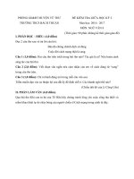 Tải Đề thi giữa học kì 2 môn Ngữ văn lớp 8 trường THCS Bách Thuận, Thái Bình năm học 2016 - 2017 - Đề kiểm tra giữa học kì 2 môn Ngữ văn lớp 8 có đáp án