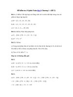 Tải Đề kiểm tra 15 phút môn Toán Chương 1 lớp 6 - Đề 2 - Đề kiểm tra 15 phút môn Toán lớp 6