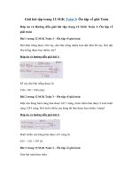 Tải Giải bài tập trang 12 SGK Toán 3: Ôn tập về giải Toán - Giải bài tập Toán lớp 3