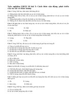 Tải Trắc nghiệm Giáo dục công dân lớp 10 bài 5: Cách thức vận động, phát triển của sự vật và hiện tượng - Bài tập trắc nghiệm môn GDCD 10 có đáp án