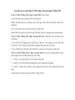 Tải Luyện từ và câu lớp 2: Mở rộng vốn từ ngữ về Bác Hồ - Giải bài tập SGK Tiếng Việt 2 tập 2