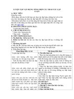 Tải Giáo án môn Ngữ văn lớp 12 bài 33 - Luyện tập vận dụng tổng hợp các thao tác lập luận