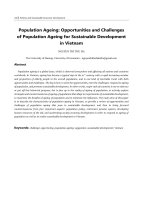 (Luận văn thạc sĩ) population ageing opportunities and challenges of population ageing for sustainable evelopment in vietnam 