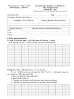 Tải Đề kiểm tra giữa học kì 1 môn Tiếng Việt lớp 3 năm 2012 - 2013 trường Tiểu học Yên Hưng, Ninh Bình - Đề kiểm tra Tiếng Việt lớp 3 có đáp án