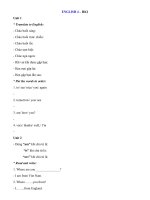 Tải Đề thi học kì 1 lớp 4 môn tiếng Anh theo chương trình Family and Friends (1) - Đề thi học kì 1 lớp 4 môn tiếng Anh