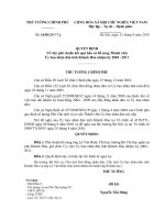 thủ tướng chính phủ cộng hòa xã hội chủ nghĩa việt namđộc lập – tự do – hạnh phúc