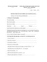 giấy phép kinh doanh hoạt động mua bán hàng hóa và các hoạt động liên quan trực