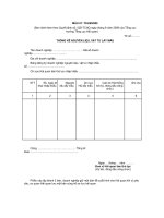 chứcghi chú1 2 3 4 5 6cộng  tổng tờ khai ngày  tháng  năm đơn vị hải quan làm thủ tụcký tên đóng dấu công chức