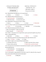 Tải Đề kiểm tra 1 tiết học kì 1 môn Giáo dục công dân lớp 12 trường THPT Đăk Song, Đăk Nông năm học 2016 - 2017 - Đề kiểm tra 1 tiết môn GDCD lớp 12 có đáp án