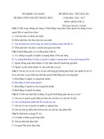 Tải Đề kiểm tra 1 tiết học kì 1 môn Giáo dục công dân lớp 12 trường THPT Nguyễn Trung Trực, An Giang năm học 2016 - 2017 - Đề kiểm tra 1 tiết môn GDCD lớp 12 có đáp án