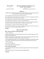 căn cứ quyết định số 592013qđttg ngày 15 tháng 10 năm 2013 của thủ tướng chính phủ