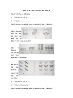 Tải Giải vở bài tập Toán 2 bài 109: Một phần ba - Giải vở bài tập Toán 2 tập 2